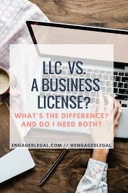 Llc Vs A Business License What S The Difference Engaged Legal Blog Wedding Law Education Wedding Contract Templates And Guides Event Planning Business Wedding Planner Business How To Plan
