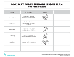 In story one, the problem was ____. Focus On The Similarities Lesson Plan Education Com Lesson Plan Education Com