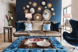 Photos Suzann Kletzien Hgtv Transitional Living Rooms Blue Accent Walls Room Inspiration