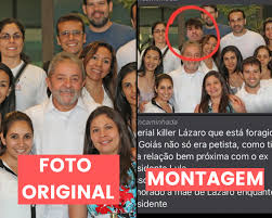 Residents said they had spotted him late on sunday and alerted police. Montagens Grosseiras Sao Compartilhadas No Whatsapp Para Sugerir Proximidade Entre Lazaro Barbosa E Lula
