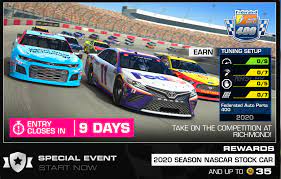 He won the most recent two races at indianapolis and darlington and was second at michigan two races prior to that. Federated Auto Parts 400 2020 Real Racing 3 Wiki Fandom
