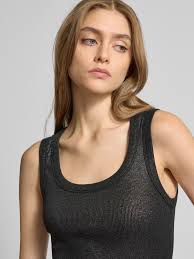 Pepe Jeans Tanktop in Ripp-Optik Modell 'LACEY' (black) online kaufen
