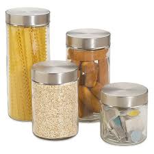glass canister set, glass canisters
