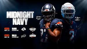 Broncos to wear Midnight Navy alternate jerseys in marquee games vs. Rams, Bills