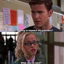 The Betches Sup On Instagram Curious How The Day In Impeachment Is Going Here S A Hint Blondestuckinth Legally Blonde Blonde Memes Legally Blonde Quotes