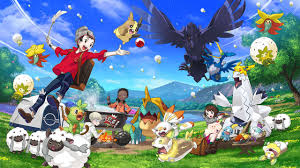 chart shows all of the pokemon in sword and shield from the