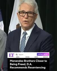 Los Angeles County District Attorney George Gascón has spoken out in  support of Lyle and Erik Menendez being resentenced after nearly 35 years  behind bars. “I believe they have paid their debt to ...