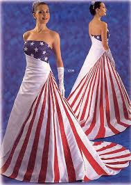 Military Bride Patriotic Wedding Dress American Wedding Dress Patriotic Dresses