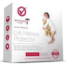 Red Nomad Crib Pad Mattress Protector Ultra Soft Bamboo Https Www Amazon Com D Crib Mattress Protector Waterproof Crib Mattress Cover Mattress Protector