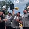 Martins licis, the reigning world's strongest man, spends his social distancing days more or less like the rest of us. 1