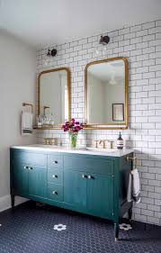 This bathroom design scheme does a fresh take on vintage by incorporating white metro tile, a bright pop of british design influencer sarah akwisombe recently designed this bathroom in a 1930s. Modern Vintage Bathroom Inspiration Making Joy And Pretty Things