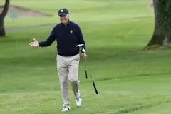 Image result for when a president golfs does the whole course shut down