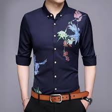 From formal shirts to casual button down styles, paul smith has a wide variety of men's shirts. Mens Slim Fit Long Sleeve Floral Pattern Shirt Dbk