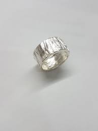 Wedding Band Women Silver Band Ring Tree Bark Ring Silver Etsy Silver Wedding Bands Silver Band Ring Rings For Men