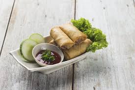 50 g glasnudeln 40 st. Frittierte Fruhlingsrollen Popia Stockfoto Bild Von Tief Angefullt 115282714