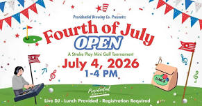 Fourth of July Open Putt Putt Tournament
