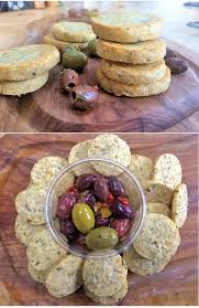 Olive Caper And Seaweed Crackers Savoury Biscuits With A Unique Flavour Savory Appetizer Olive Appetizer Appetizer Snacks