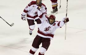 The university of massachusetts' men's hockey team, which won only five games two years ago, is playing in the frozen four of the ncaa tournament for the first time tonight. Umass Hockey Whmp 101 5 1240 1400 Am