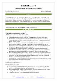 Senior Systems Administrator Resume Samples Qwikresume