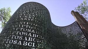 Kryptos sits in a courtyard outside the cia headquarters. Gc709va Kryptos Unknown Cache In Pennsylvania United States Created By Profbrad