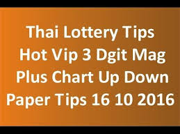 Thai Lottery Tips Hot Vip 3 Digit Mag Plus Chart Up Down