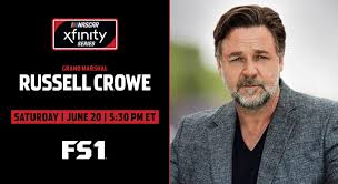 Russell crowe won a golden globe for his role in 'the loudest voice,' but was not present due to russell crowe won his second golden globe on sunday night, but the actor wasn't present at this. Russell Crowe To Serve As Grand Marshal In Talladega Nascar