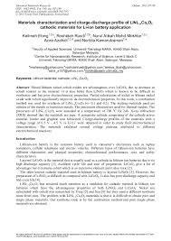 Charge and discharge voltage and current graphs for capacitors. Materials Characterization And Charge Discharge Profile Of Lini1 Xcoxo2 Cathodic Materials For Li Ion Battery Application Scientific Net