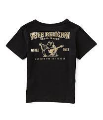 Shop designer jeans and designer clothing for women, men, & kids at the official true religion store. True Religion Little Boys 2t 7 Gold Branded Logo Graphic Tee Dillard S