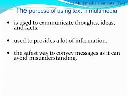 Which of the following is generally a method to determine whether or not to include certain details into your research article? 4 2 Multimedia Elements 2 Multimedia Elements Text Ppt Download