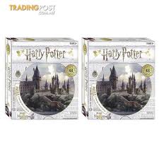 We stock major brands including ravensburger, heye, jumbo, eurographics, educa, holdson, sunsout. 2x 48pc Harry Potter Hogwarts Castle Jigsaw Puzzle Kids Child Educational Toy