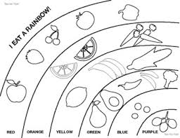 Whether you choose to print black and white rainbow coloring pages, full color rainbow templates, or both… i hope you have lots of fun creating with these simple and fun printable rainbow cutout templates. Eat Rainbow Worksheets Teaching Resources Teachers Pay Teachers
