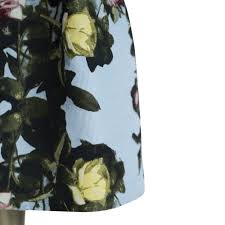 Carolina Herrera Floral A Line Dress