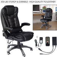 350 Lbs Sturdy Amp Durable Heated Vibrating Office Massage Chair Executive Ergonomic Computer Desk 6 Vibr Office Chair Office Massage Chair Mesh Office Chair