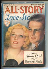 All-Story Love Stories 72/5/1932-Pin-up girl portrait cover-'Glory Girl' Dorothy  Flack-Isabel Inglis-VG/FN: (1936) Magazine&nbsp;/&nbsp;Periodical
