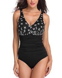 Perona Women S Tummy Control Swimsuit One Piece Bathing Suit Vintage Printed Swimwear Buy Online In Andorra At Andorra Desertcart Com Productid 60612927