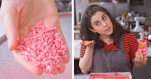 To make pop rocks, the hot sugar mixture is allowed to mix with carbon dioxide gas at about 600 pounds per square inch (psi). Pastry Chef Tries To Create Gourmet Pop Rocks