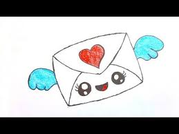 كيفية رسم رسالة جميلة للاطفال رسم سهل رسم رسالة حب سهلة رسومات بالرصاص تعلم الرسم youtube coloring pages color