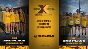 Junior High Cross Country both place 2nd against Selma