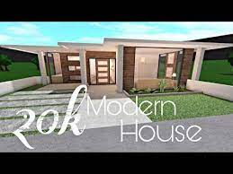 Bloxburg 20k Modern Starter House No Gamepass Youtube In 2021 Blox Burg House Ideas Tiny House Layout Modern Bloxburg House