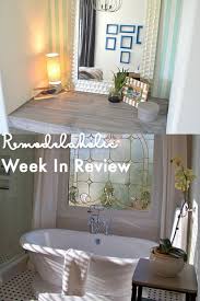A steamy shower can be a refreshing start to your day or a soothing nighttime ritual that helps you wind down before bed. Remodelaholic Diy Tile Shower Tub Update In A Weekend Spring Decor
