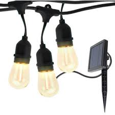 Solar String Lights Outdoor Lighting The Home Depot