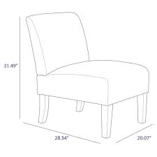 Bring home a comfy accent chair. Belleze Armless Contemporary Upholstered Single Curved Slipper Accent Chair Living Room Bedroom Abstract Living Room Furniture Chairs Baresque Com Au