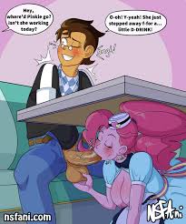 Pinkie Pie taking a quick break to get a drink (nsfani) [My Little Pony,  Equestria Girls] : rrule34