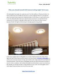 1.3 installing the wireless led ceiling light fixtures. Why You Should Install Led Saturn Ceiling Light Its Uses By Hykolity Issuu
