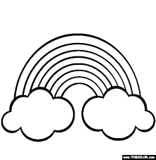 There isn't a local site available. Rainbows Coloring Page Free Rainbows Online Colo