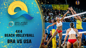 Usa volleyball (usav) is the national governing body (ngb) for the sport of volleyball in the united states and is recognized as such by the federation international de volleyball (fivb) and the united states olympic paralympic committee. Bra Vs Usa Women S Gold Medal Full Match Anoc Beach Games 4x4 2019 Youtube
