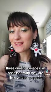 Witch's Poppets Felt Earrings