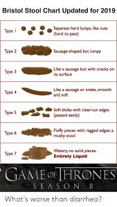 Bristol Stool Chart Updated For 2019 Separate Hard Lumps