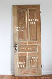 Old Door New Bench Eski Kapilar Ahsap Isciligi Rustik