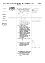 Rpt 2020 Matematik Tingkatan 3 Kssm 1 Membalik Buku Halaman 1 15 Anyflip